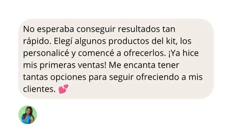 Testimonio de clienta 1 sobre el kit de invitaciones digitales